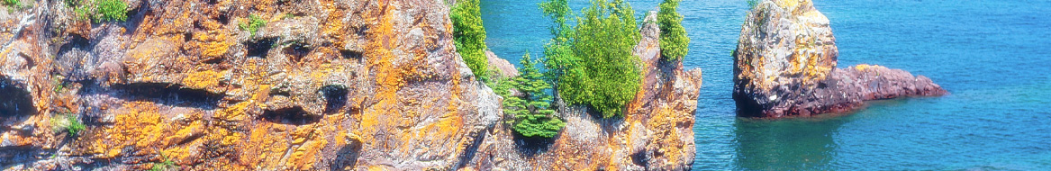 banner with image of shoreline